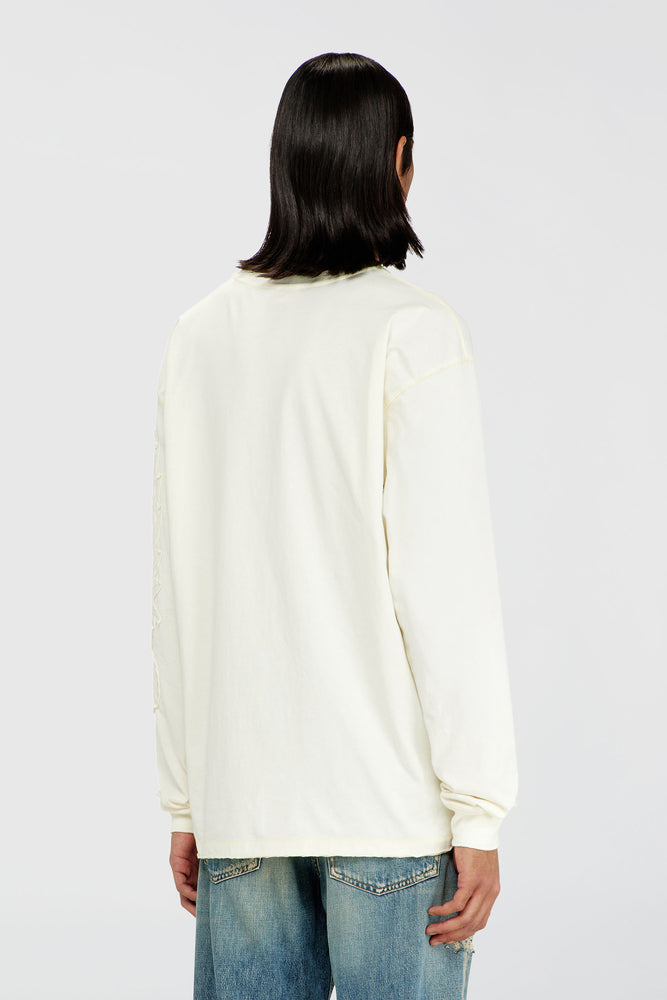 Long-sleeve T-shirt with prints and patches (1)