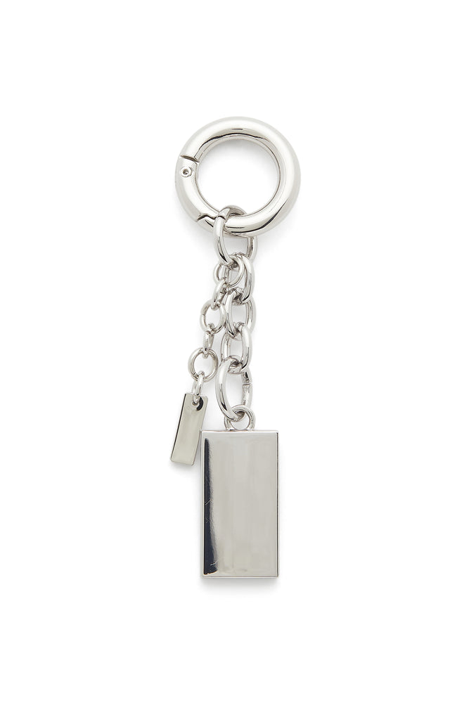 Metal keyring with Biscotto logo charm (1)