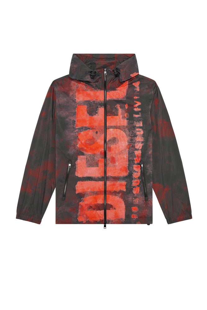 Watercolour-effect windbreaker with logo (4)