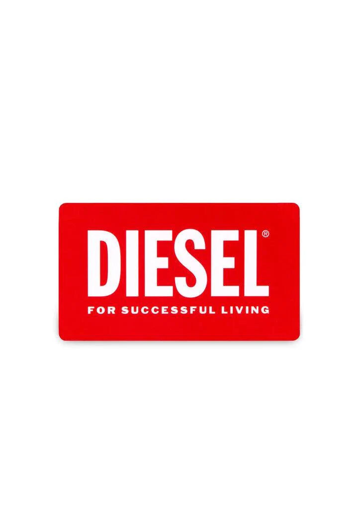 Diesel logo on a red background with the text 'FOR SUCCESSFUL LIVING'