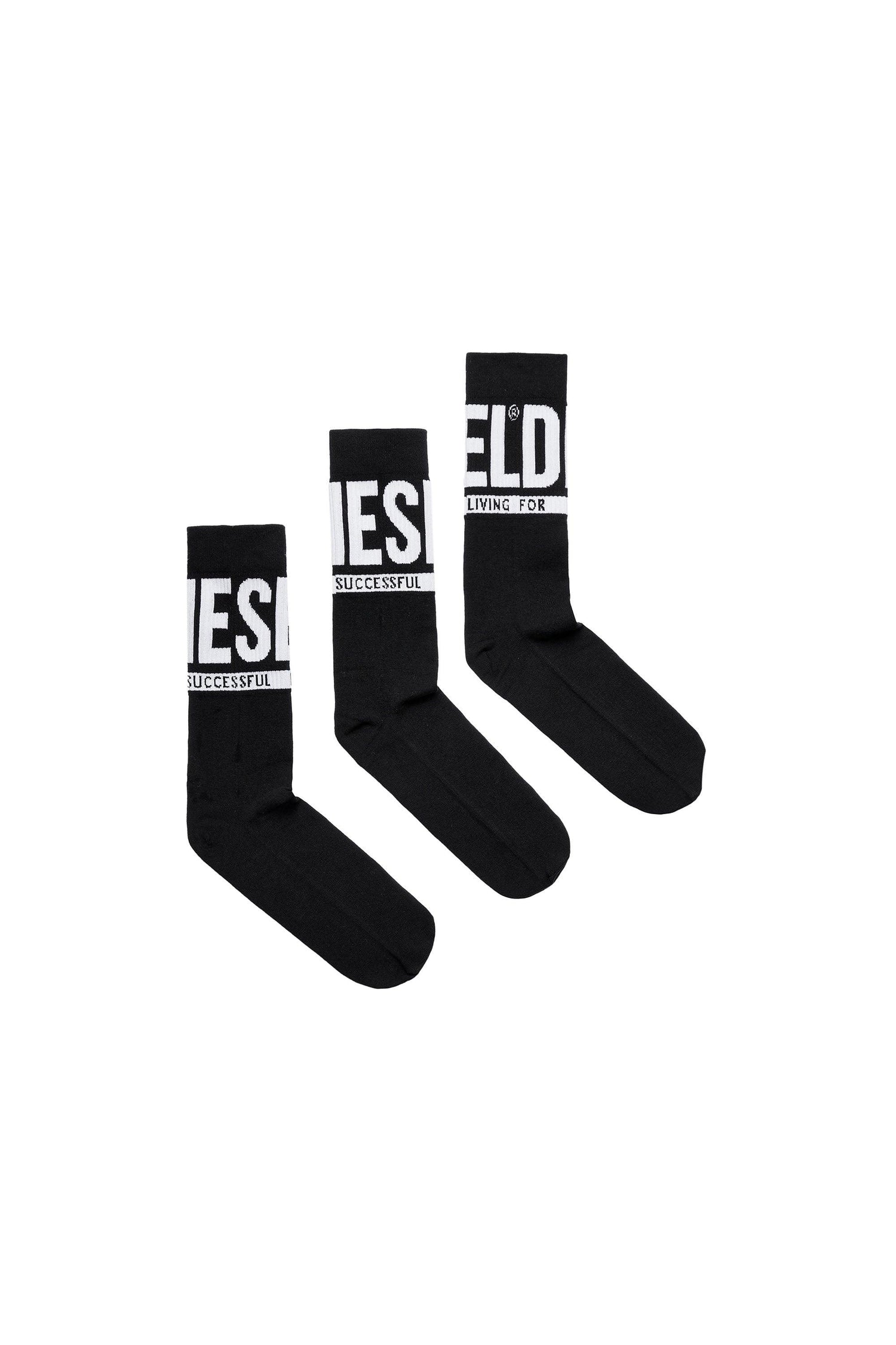 Socks With Diesel Logo - 3 Pack & 8053837612726