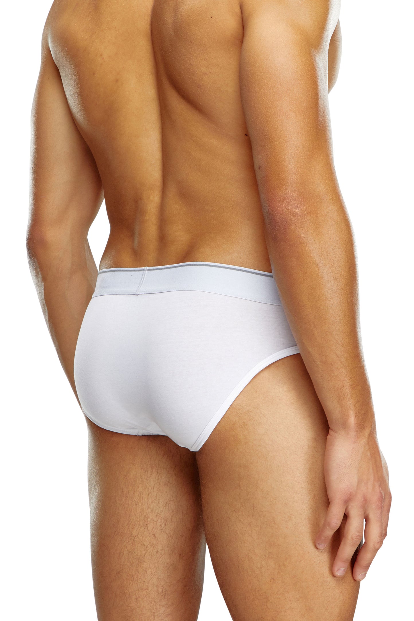 Three-pack of plain logo briefs (1)