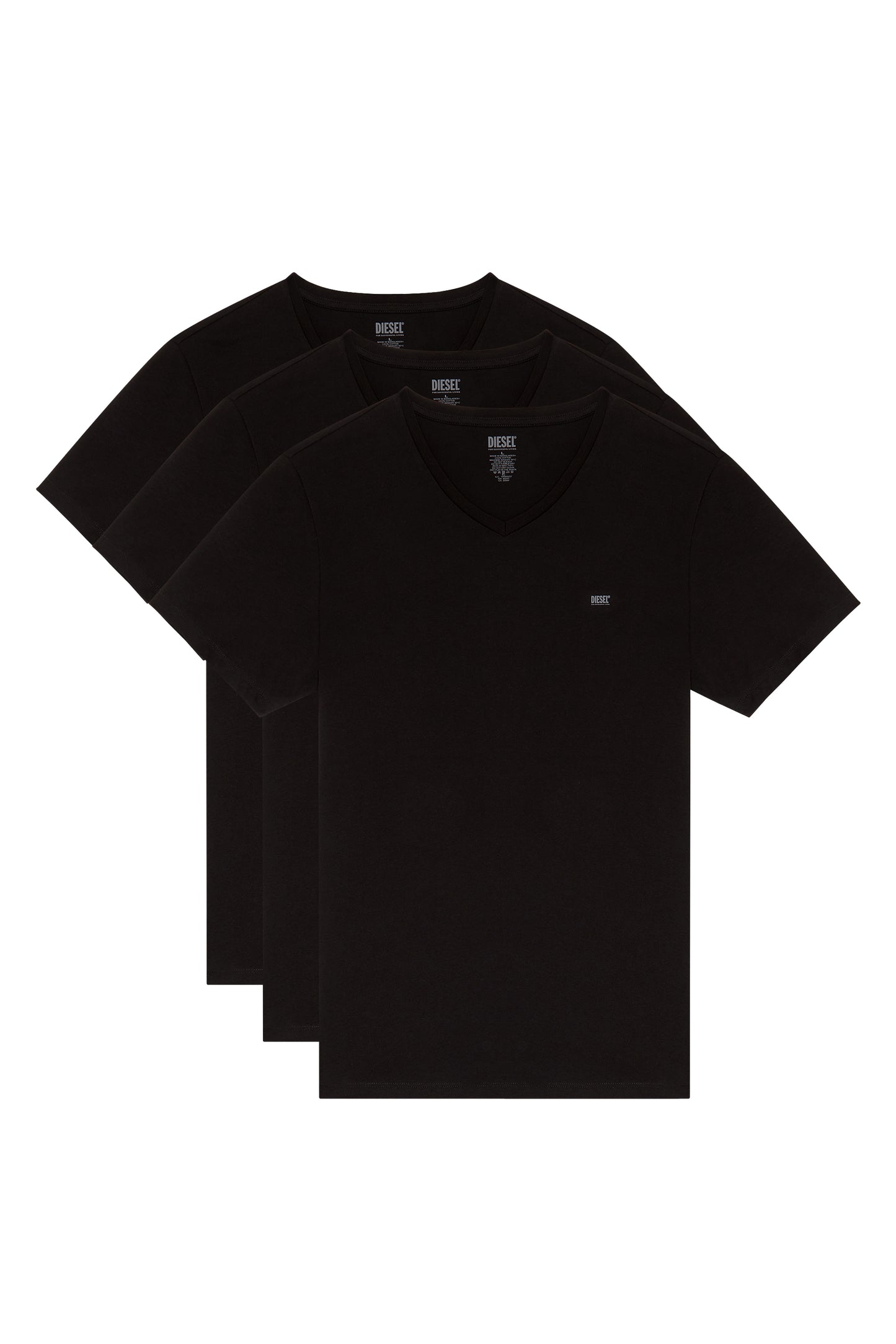 Three-pack of V-neck T-shirts (3)