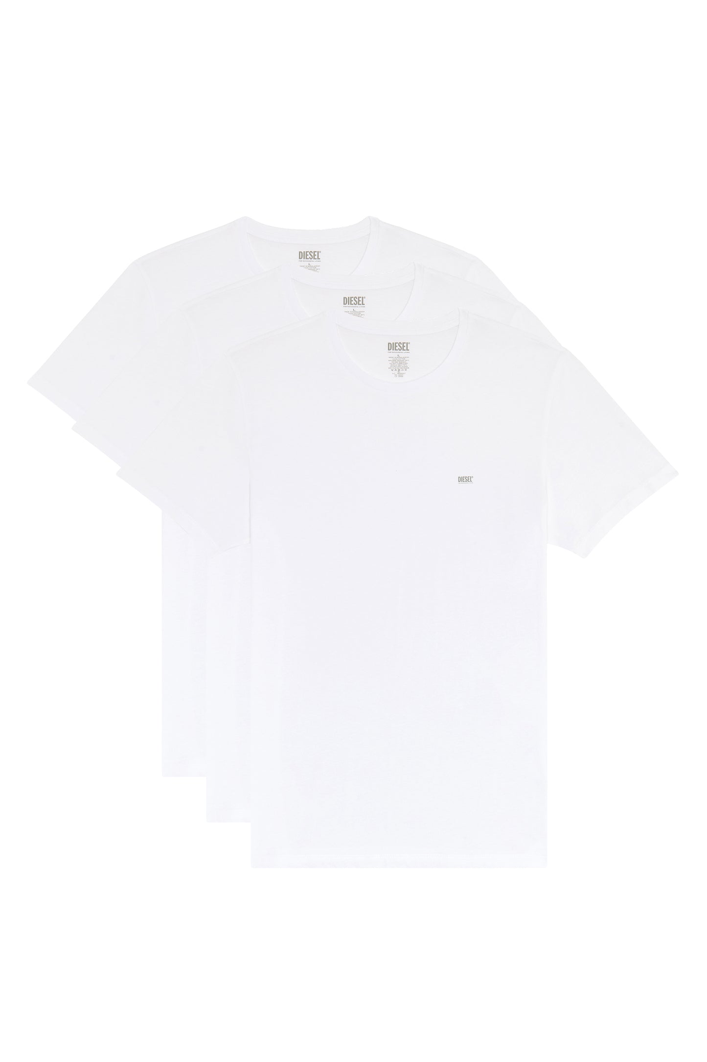 Three-pack crew-neck T-shirts (3)