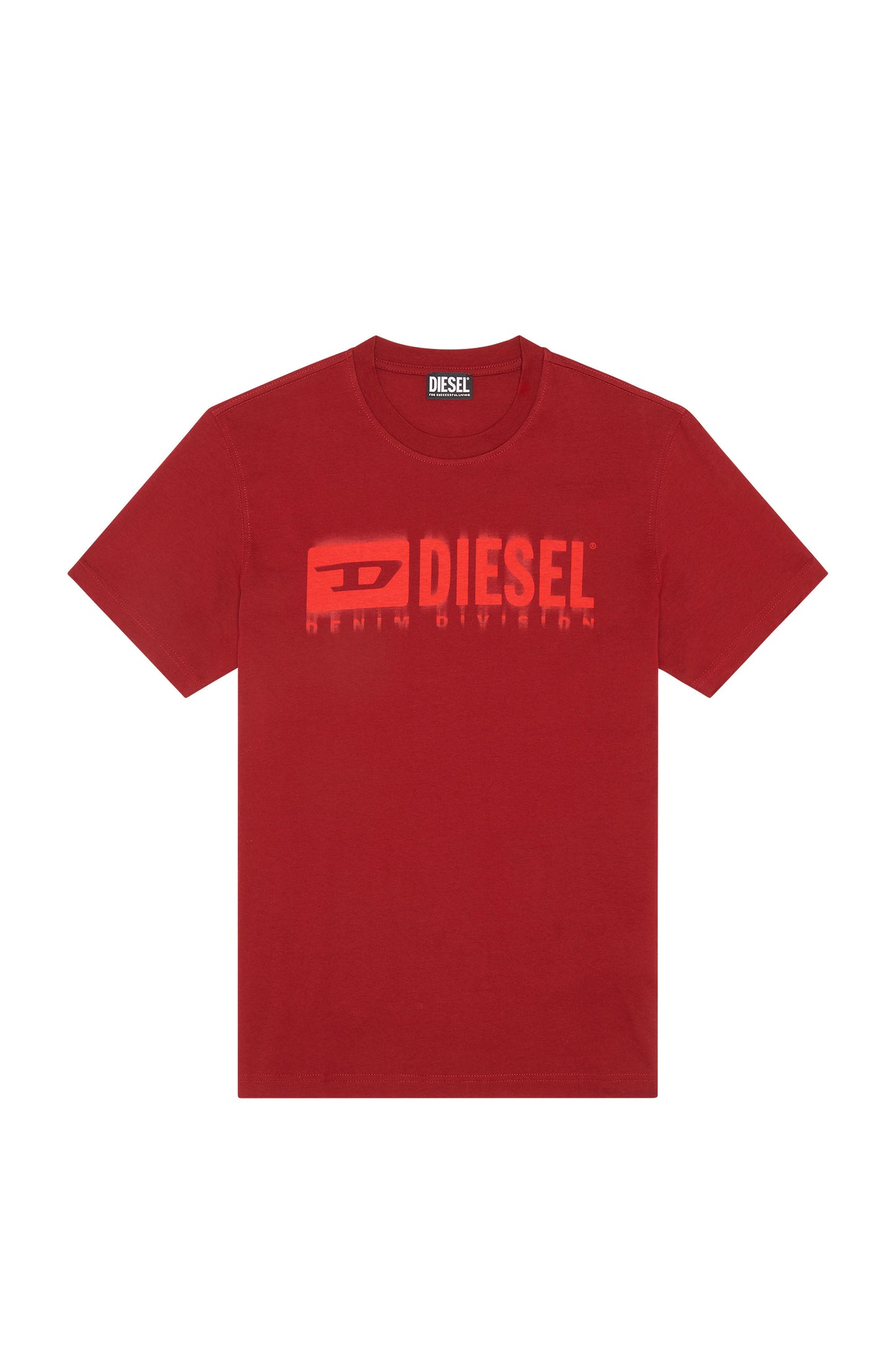 T-shirt with smudged logo print (3)