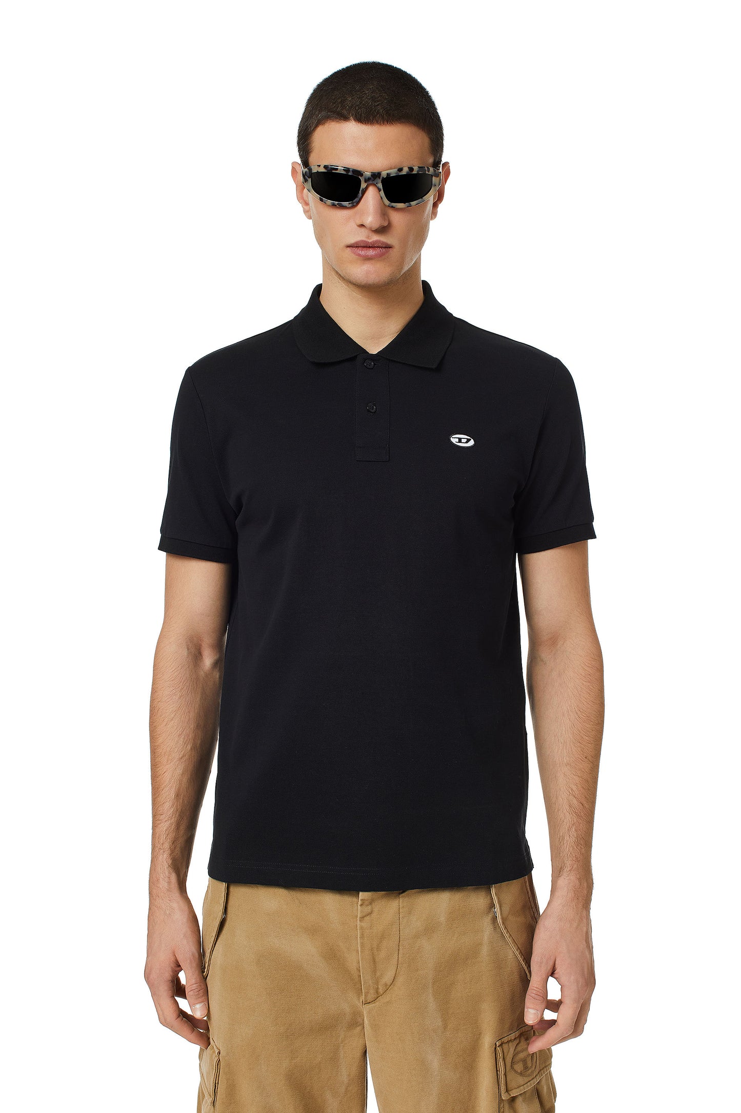 Polo shirt with oval D patch & 8052105699759 & 8052105699773