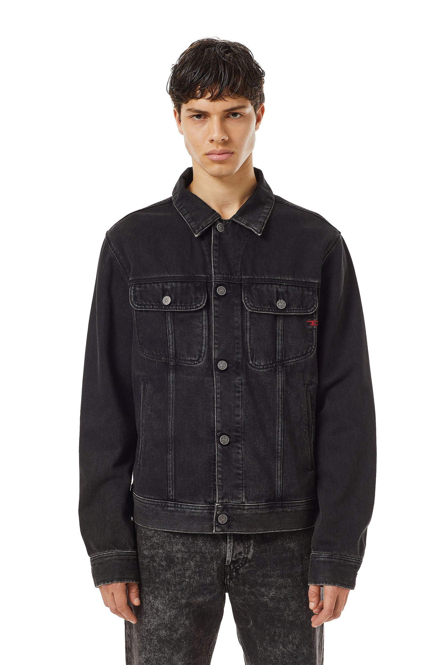 Regular-fit trucker jacket & 8051385141194 & 8051385141163 & 8051385141170