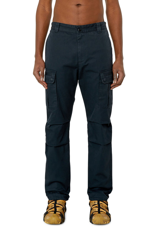 Cargo pants in rinse-wash cotton twill & 8052105736171 & 8052105736195 & 8052105736188