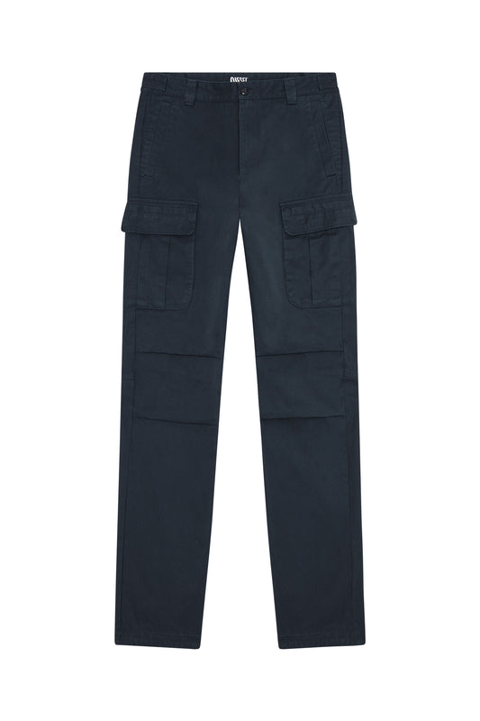 Cargo pants in rinse-wash cotton twill (4)