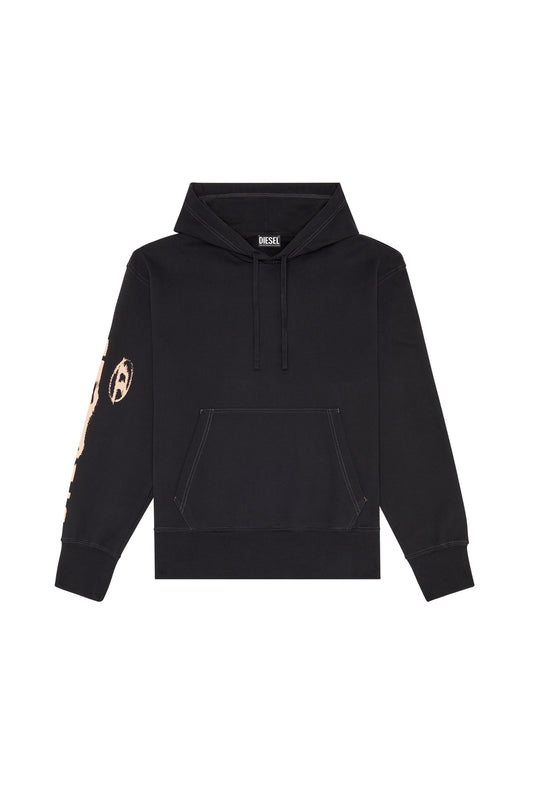 Hoodie with blurry logo prints (4)