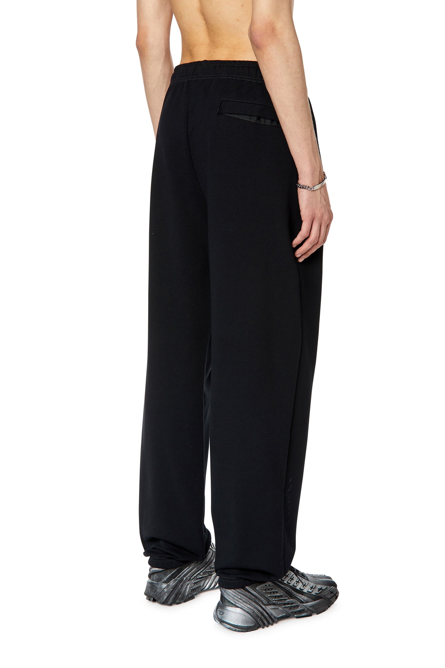 Track Pants with distorted Diesel print (1)