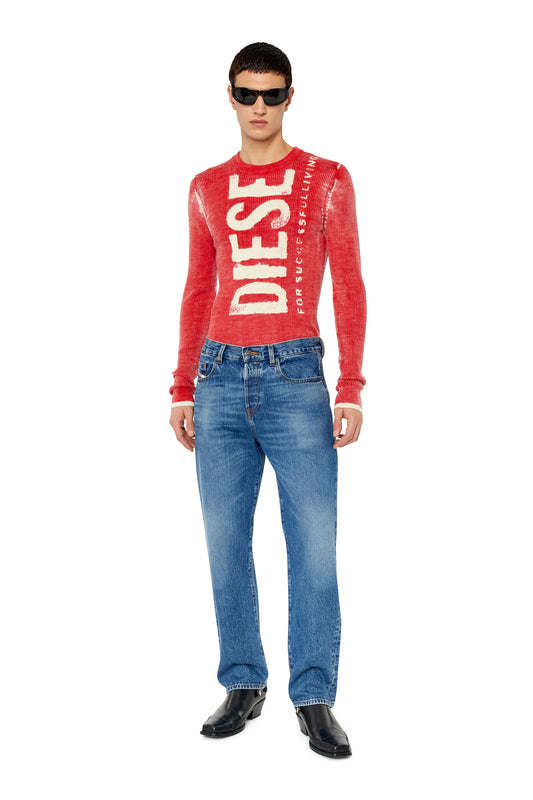 Wool jumper with bleeding-effect logo (4)