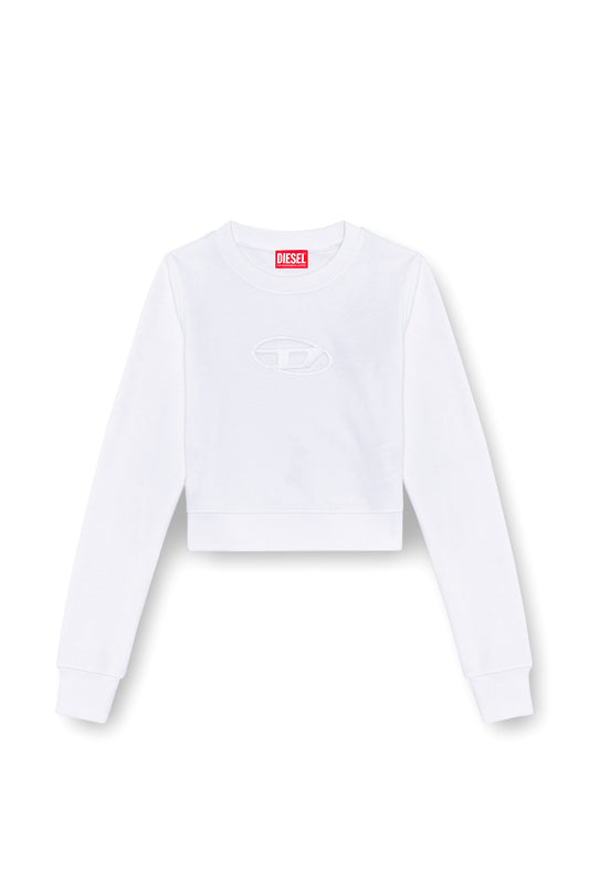 Cropped sweatshirt with cut-out logo (3)