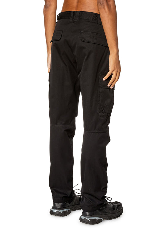 Twill cargo pants in organic cotton (1)