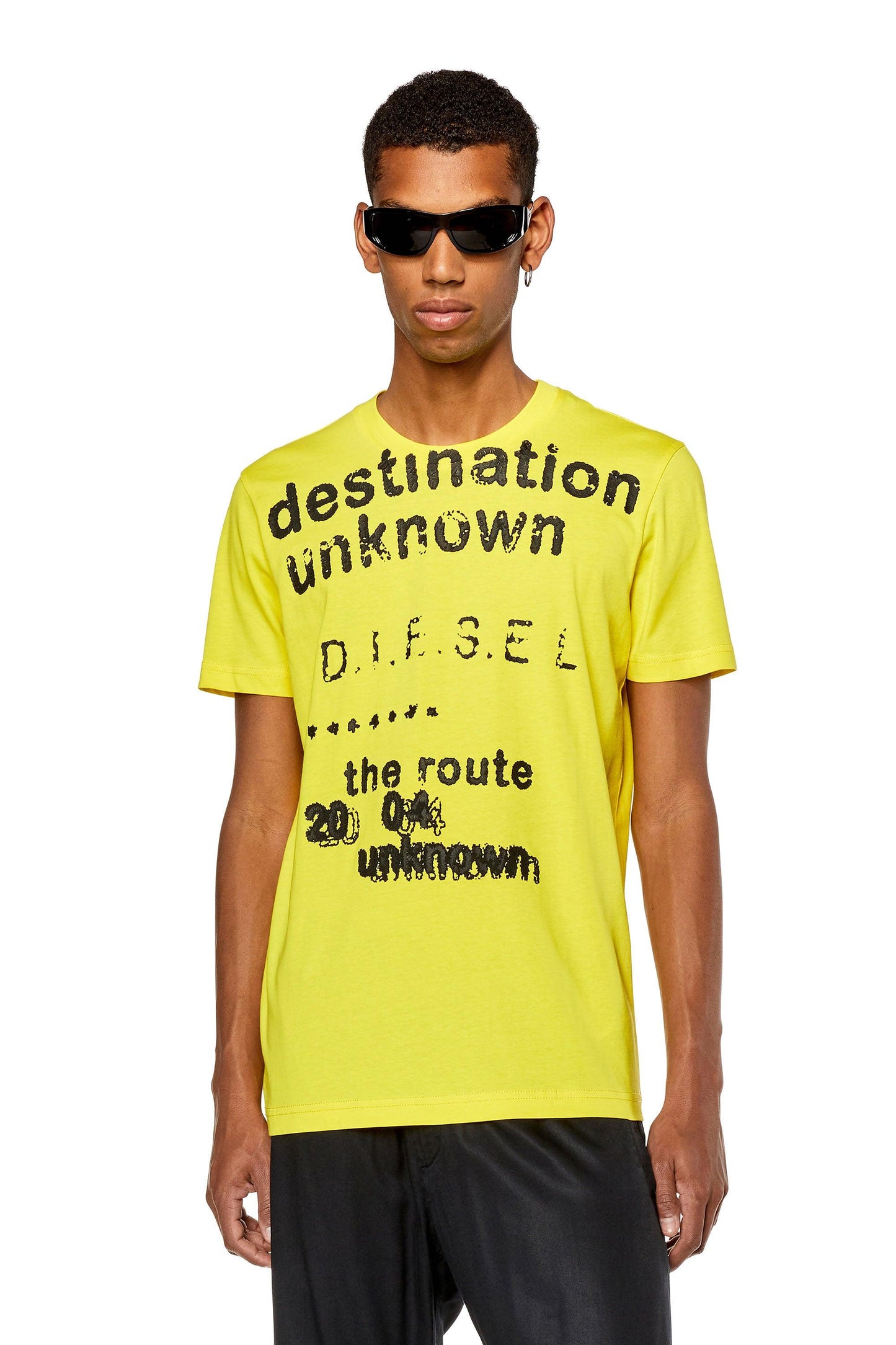 T-shirt with Destination Unknown print