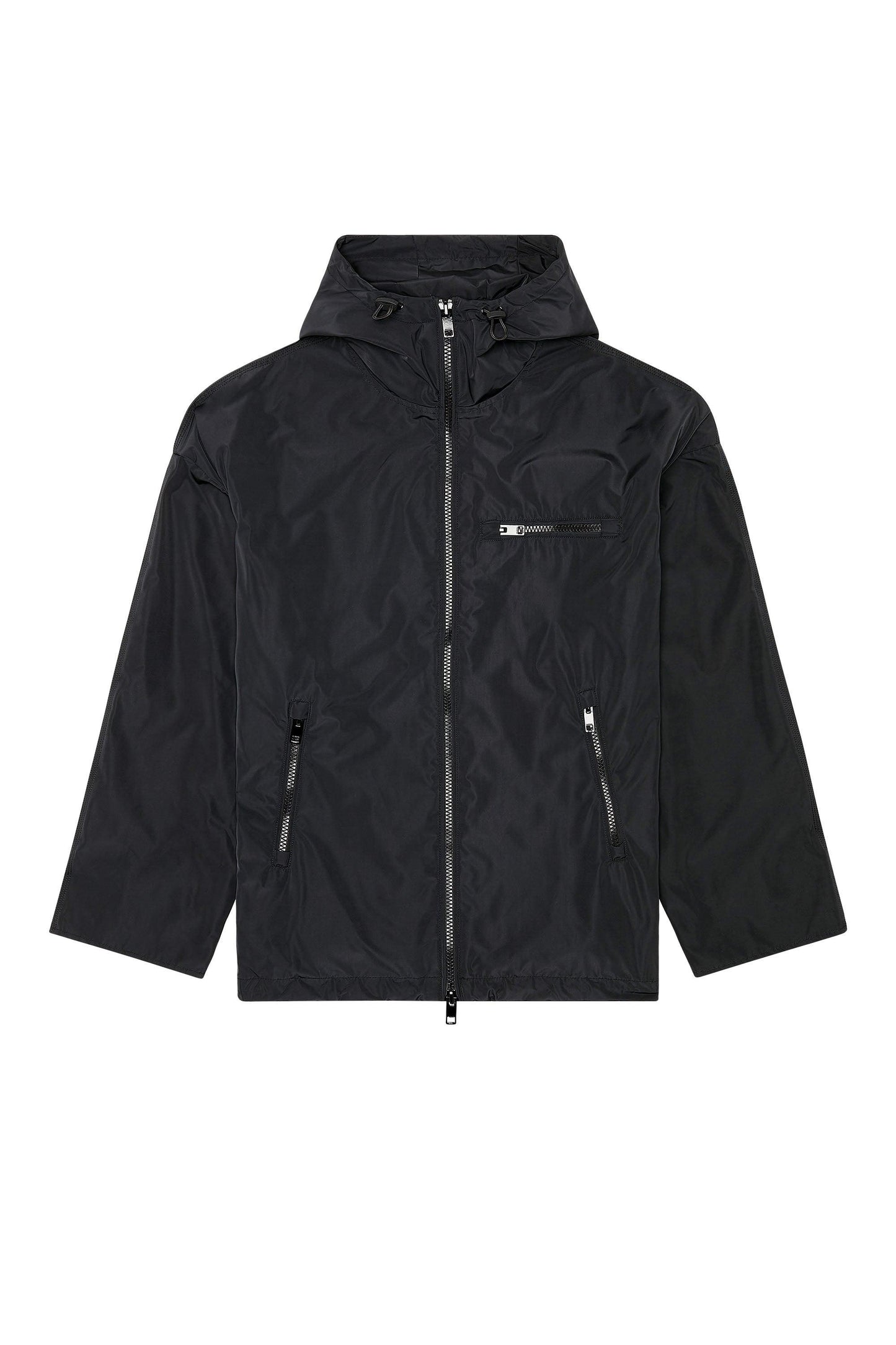 Nylon jacket with piped oval D logo (3)