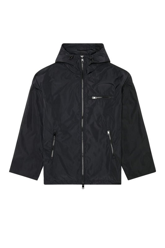 Nylon jacket with piped oval D logo (3)