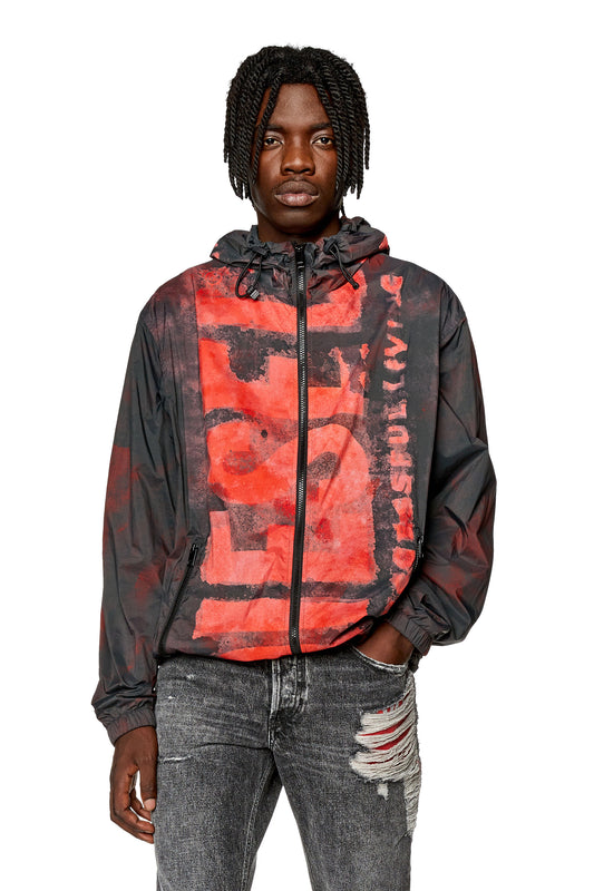 Watercolour-effect windbreaker with logo & 8059038626401 & 8059038626418 & 8059038626425