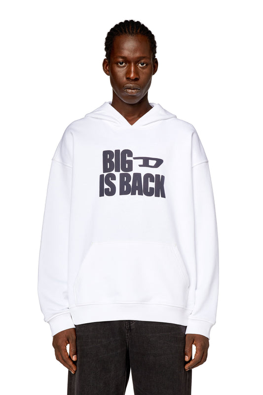 Hoodie with Big D Is Back print & 8058992457434 & 8058992457380 & 8058992457397 & 8058992457410