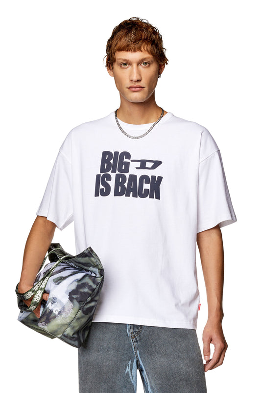 T-shirt with 'Big D is Back' print & 8058992457489 & 8058992457502 & 8058992457519 & 8058992457465