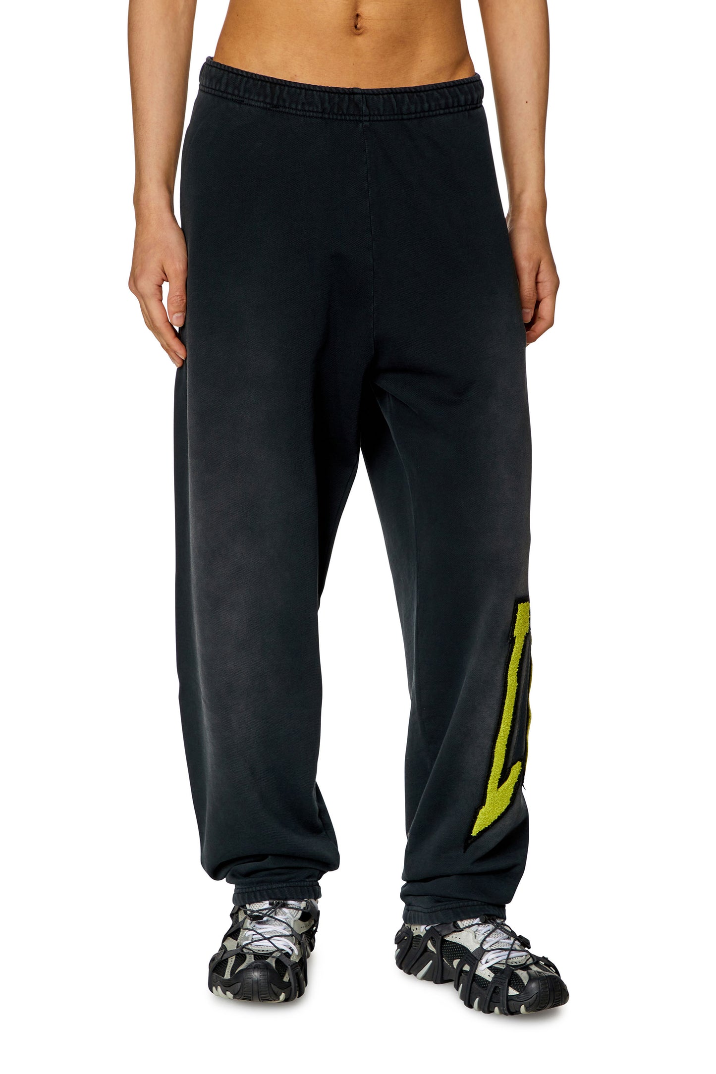 College track pants with LIES patches & 8058992150205 & 8058992150168 & 8058992150151