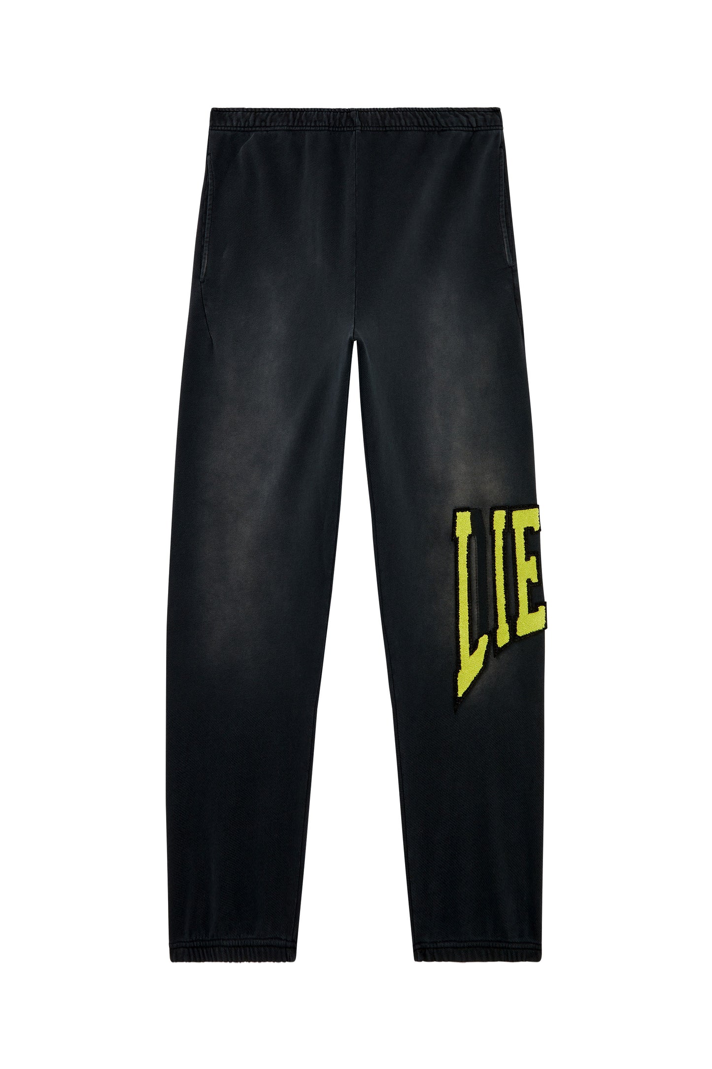 College track pants with LIES patches (3)