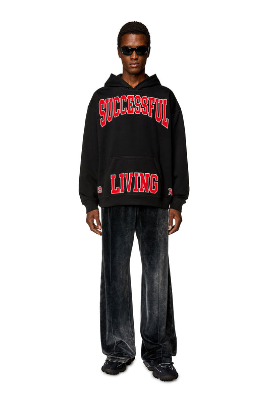 Hoodie with college prints (2)