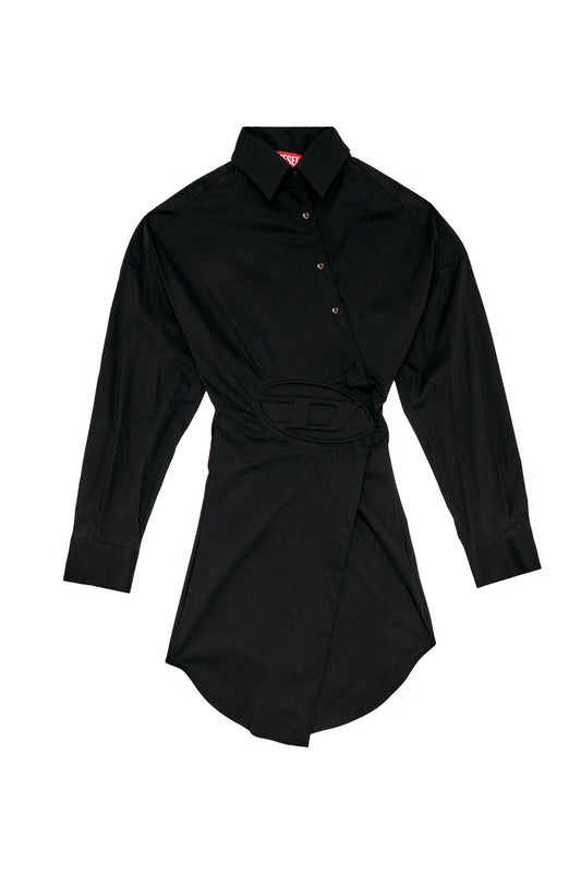 Short shirt dress in stretch poplin (3)