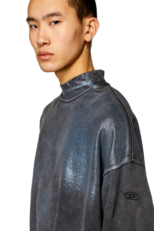 Faded metallic sweatshirt (2)