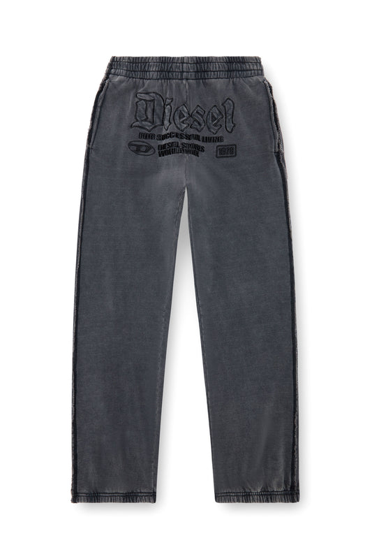 Track pants with embroidered logos (3)