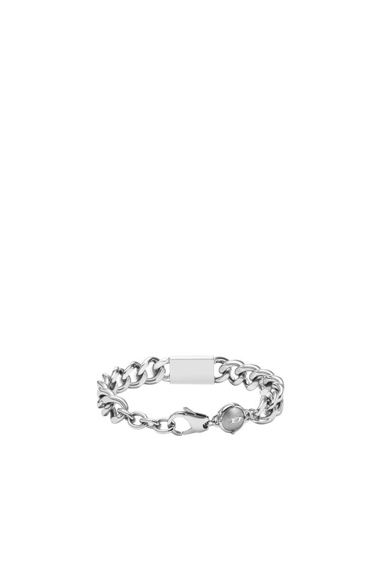 Stainless Steel Logo Chain Bracelet (1)