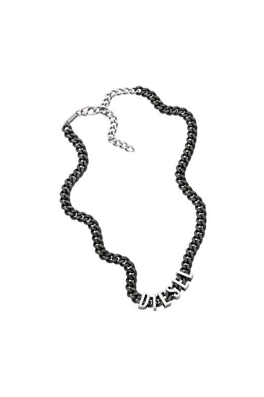 Two-Tone Stainless Steel Chain Necklace (1)