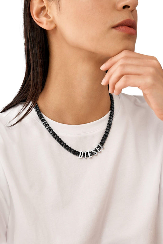 Two-Tone Stainless Steel Chain Necklace (3)