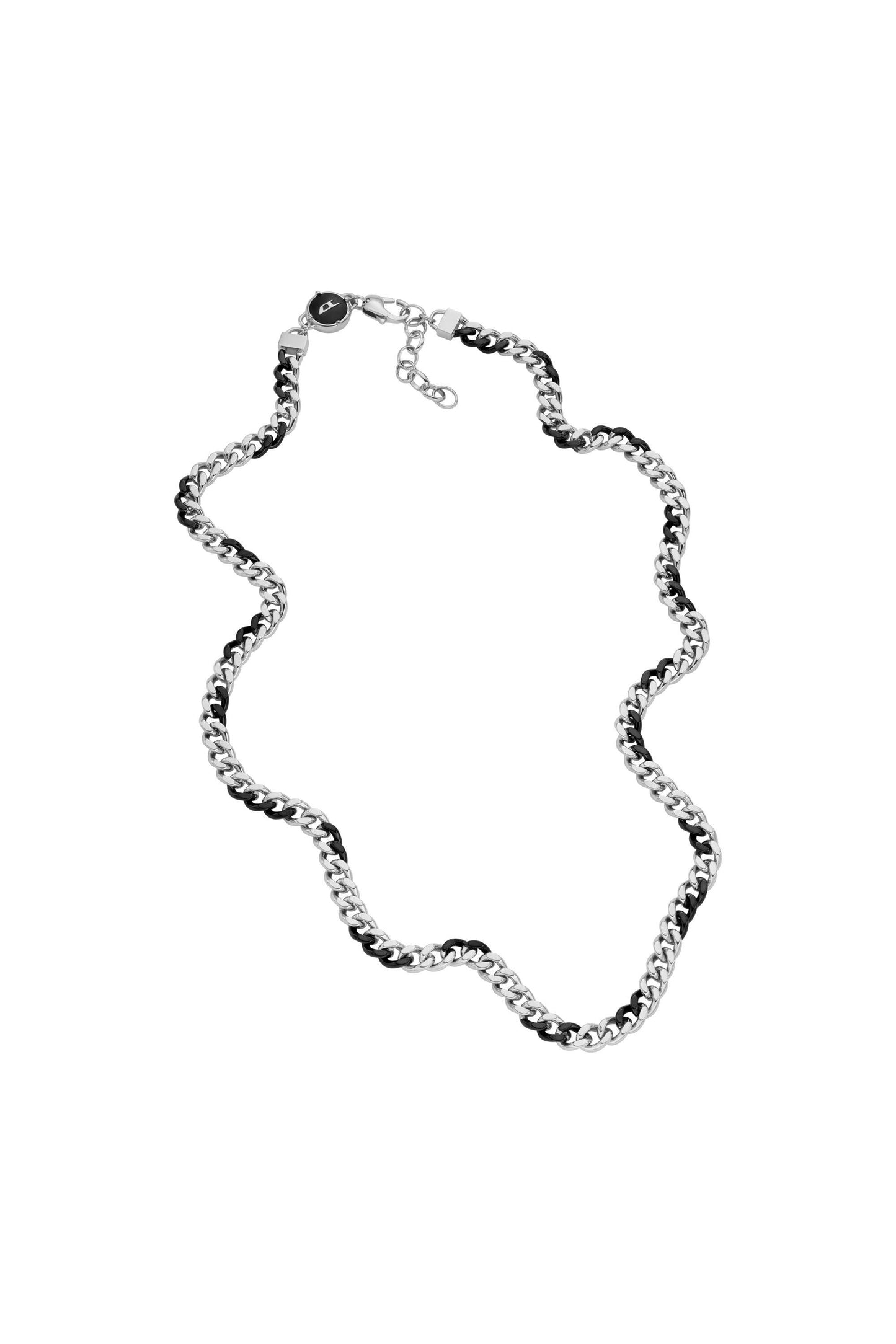 Two-Tone Stainless Steel Chain Necklace (1)