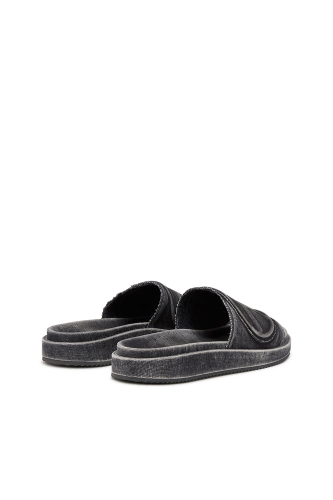 Sa-Slide D-Denim slides with embossed strap - Main Image