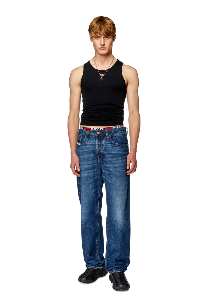 Tank top with mini D logo patch | Diesel Online Tank top with mini D logo patch | Diesel Online