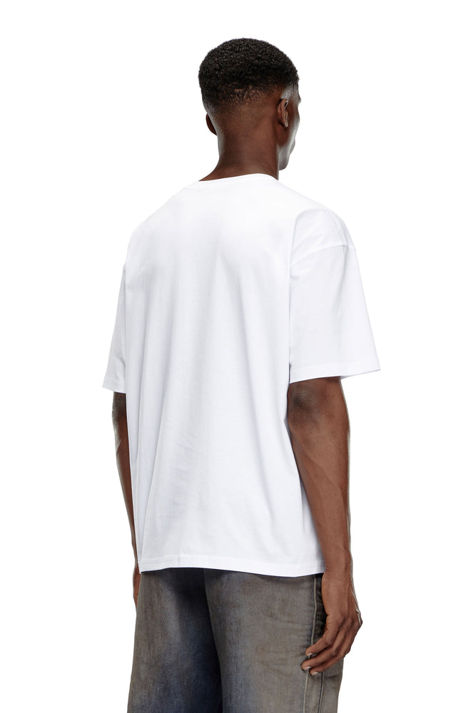 T-Shirt With Diesel Patch Logo (1)