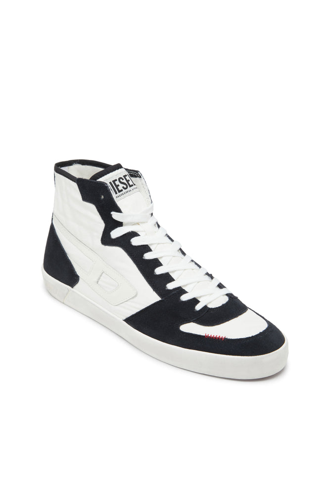 S-Leroji D-Padded-ripstop and suede high-top sneakers (5)