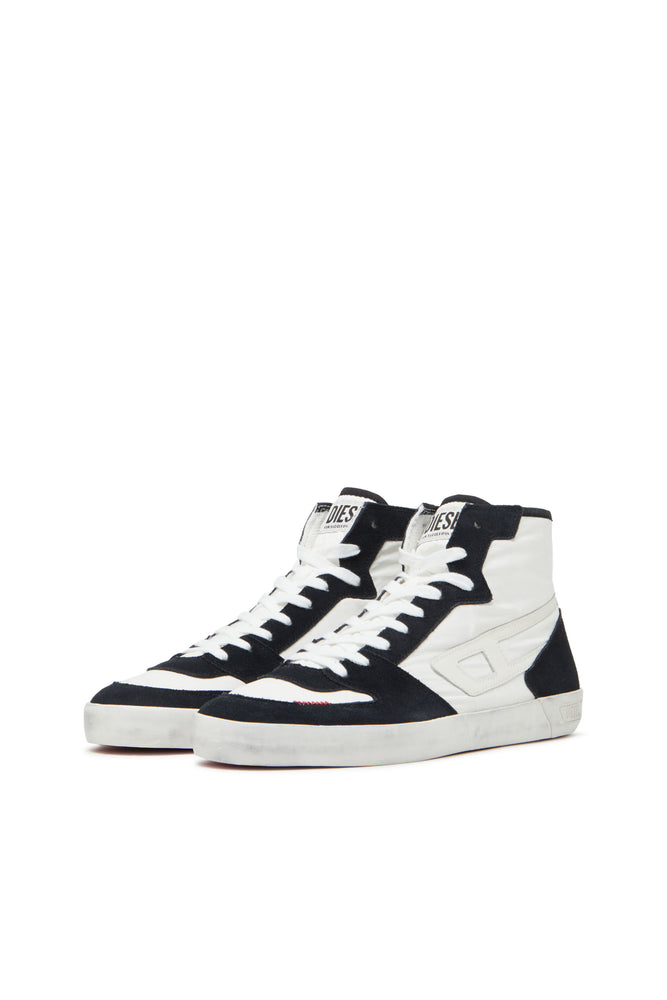 S-Leroji D-Padded-ripstop and suede high-top sneakers (7)