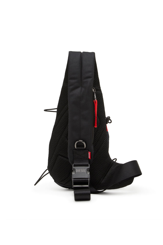 Zip-D-Sling bag in check-jacquard shell | Diesel Online Zip-D-Sling bag in check-jacquard shell | Diesel Online