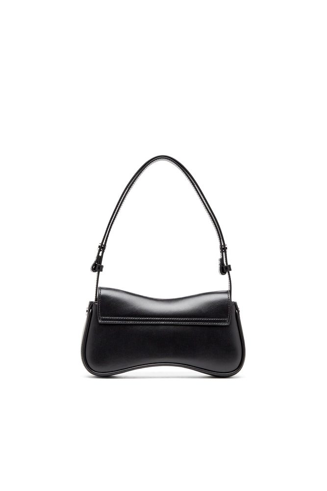 Play-Semi gloss leather shoulder bag (1)