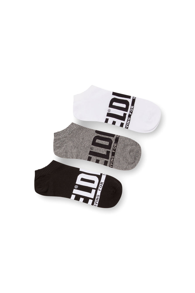 3-pack low-cut logo socks