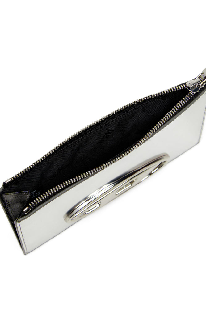 Zipped pouch in mirror leather (3)