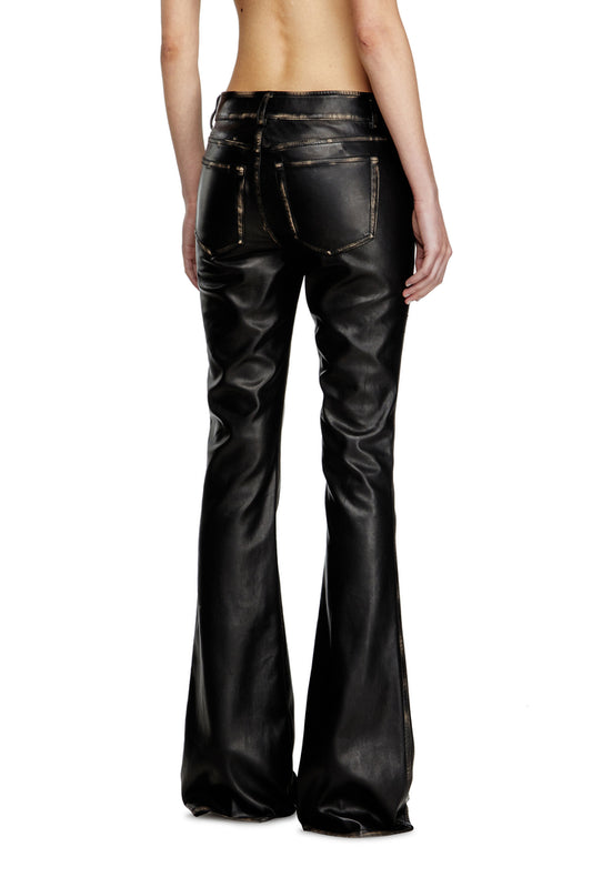 Faux Leather Five Pocket Pants (1)