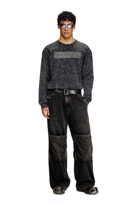Marble-Effect Top With Zipped Cu-Outs (2)