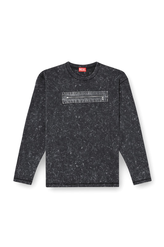 Marble-Effect Top With Zipped Cu-Outs (3)