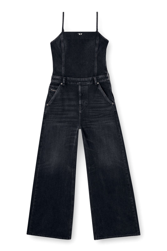 Strappy Jumpsuit In Batavia-Weave Denim (3)