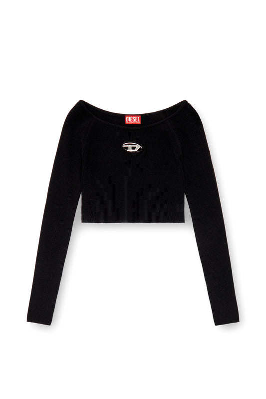 Off-The-Shoulder Top In Ribbed Knit (4)