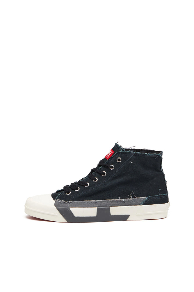 S-D-Verse-High-top sneakers in frayed canvas (6)
