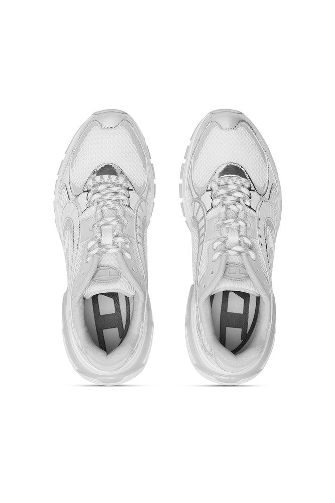 S-Pro-V-Dense-Metallic mesh sneakers with Oval D logo Diesel South